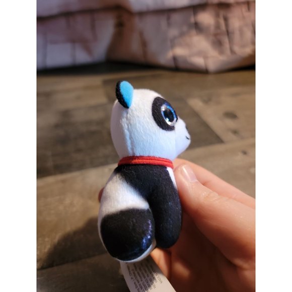 Mini Beanie baby panda ming animal plush toy - Picture 3 of 5